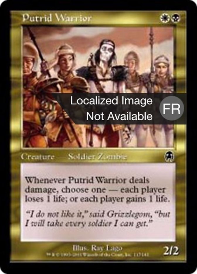 image Guerrier putride