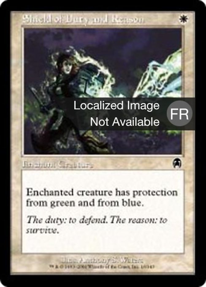 image Bouclier du devoir et de la raison