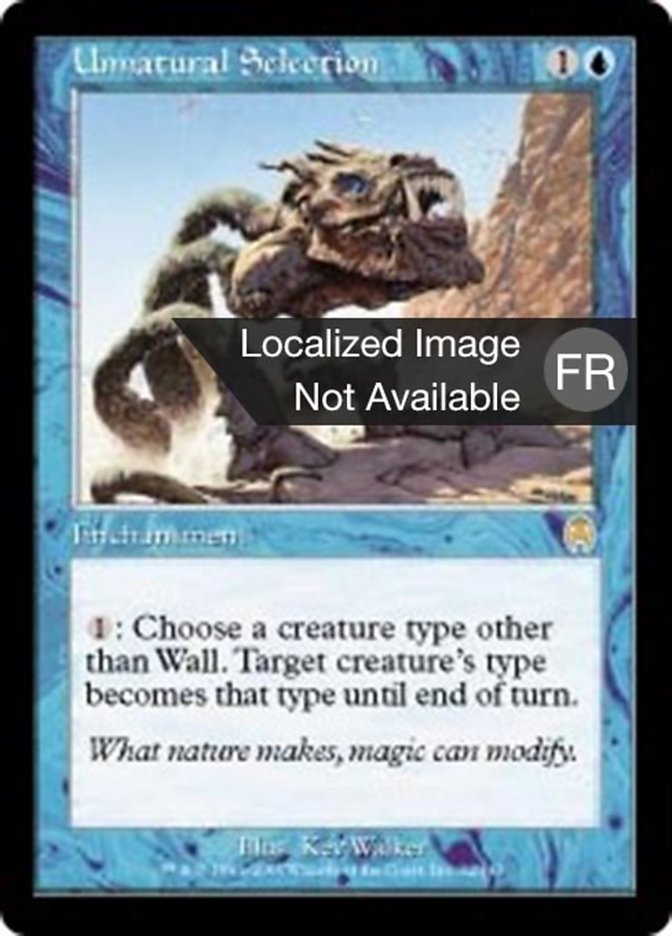 image Sélection non-naturelle