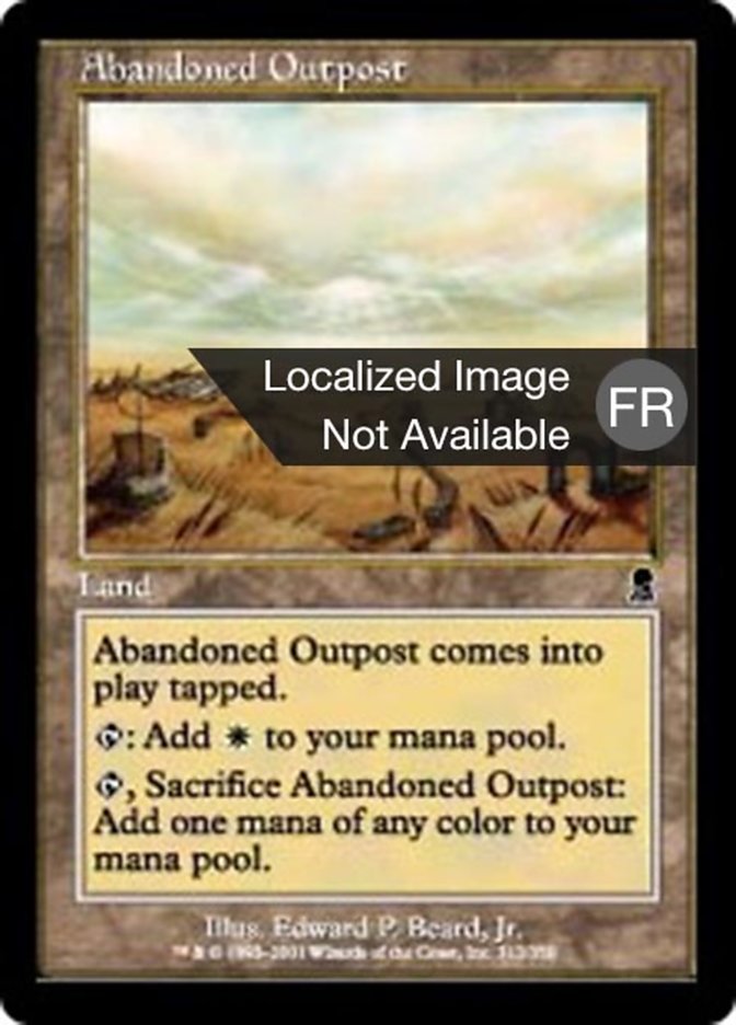 image Avant-poste abandonné