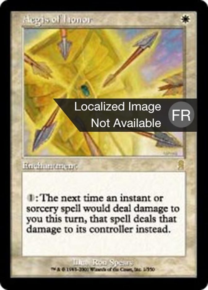 image Égide de l'honneur