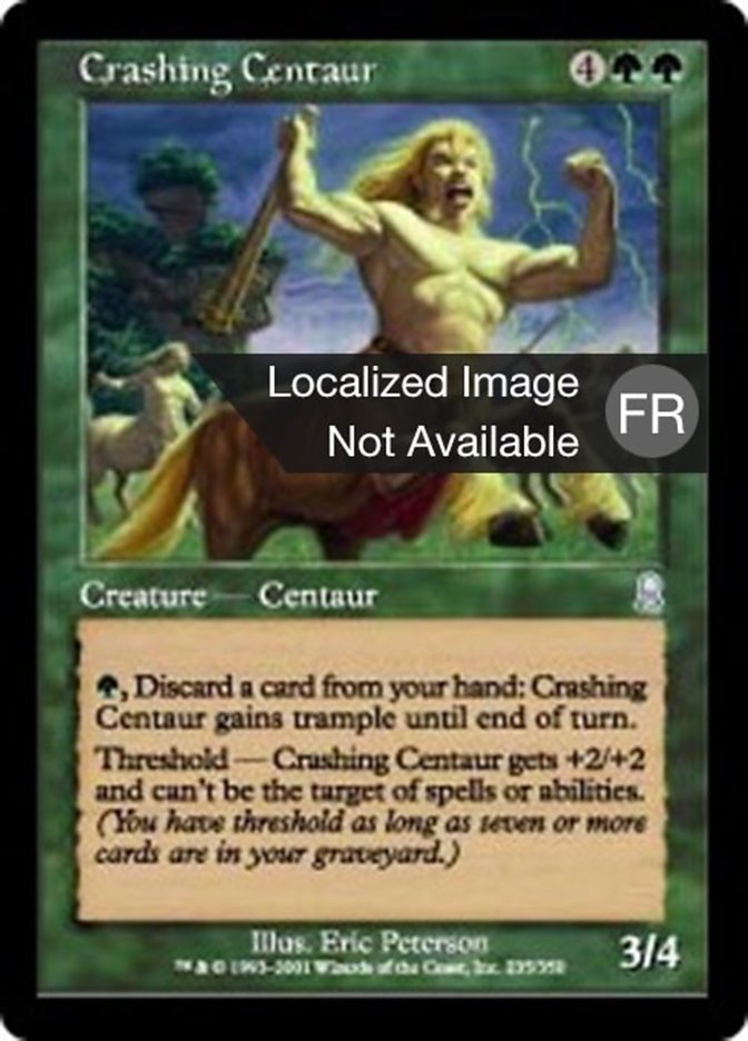 image Centaure assommant