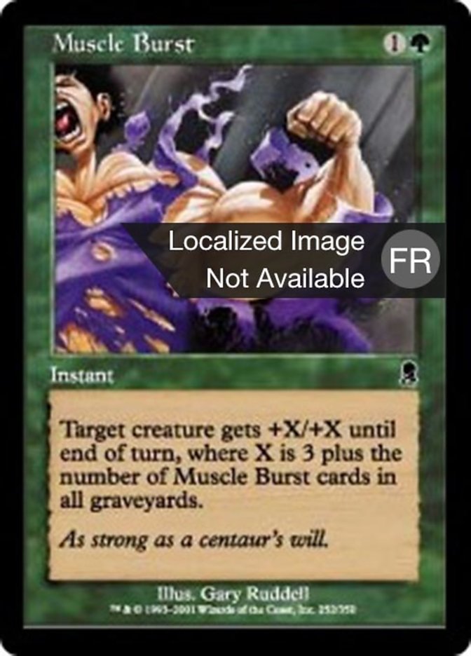 image Explosion musculaire