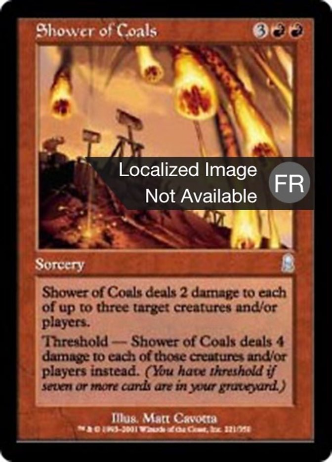 image Douche de charbons ardents