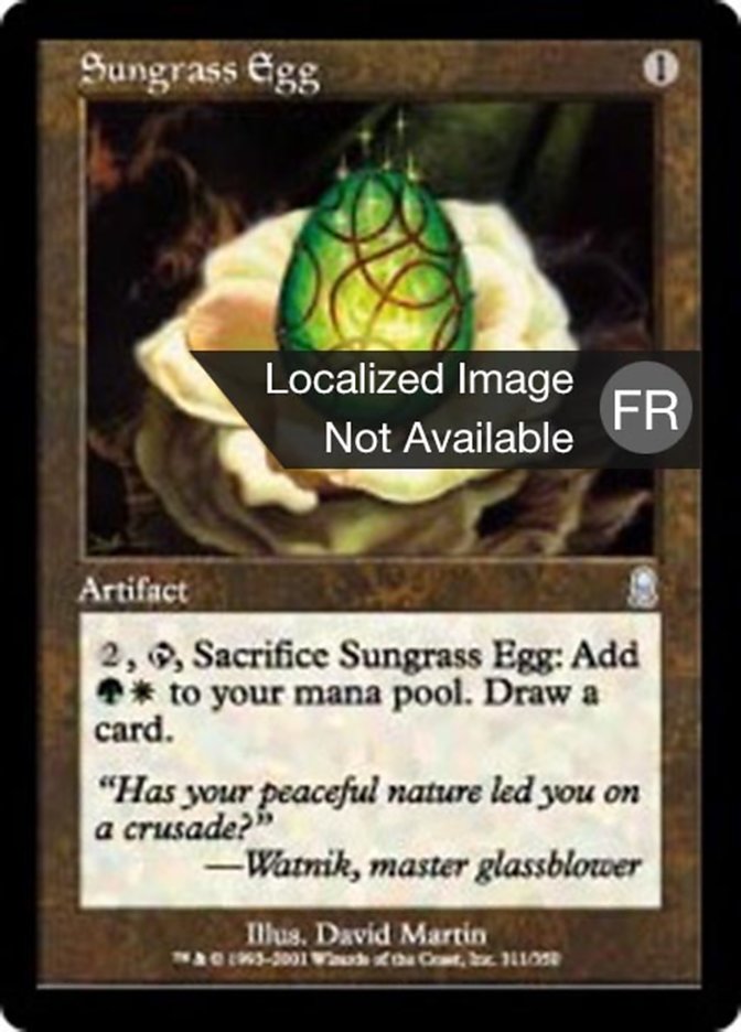 image Œuf de Solherbe