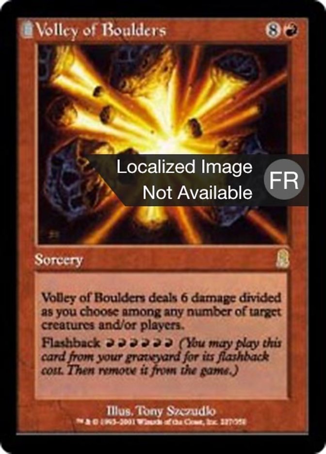 image Volée de rochers