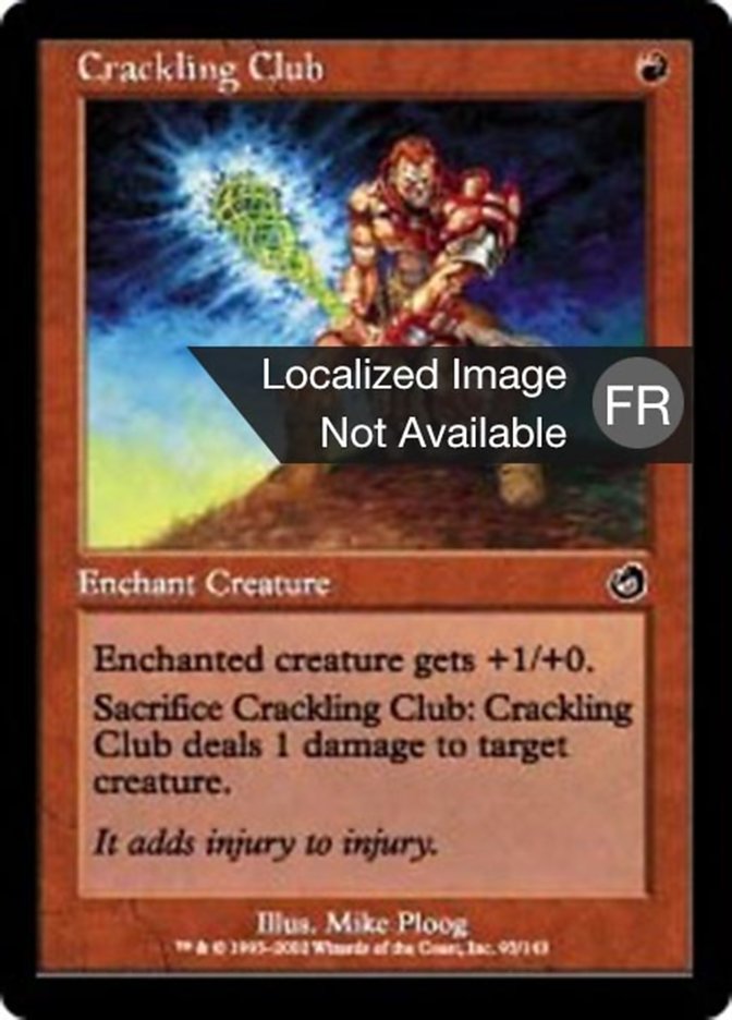 image Massue crépitante