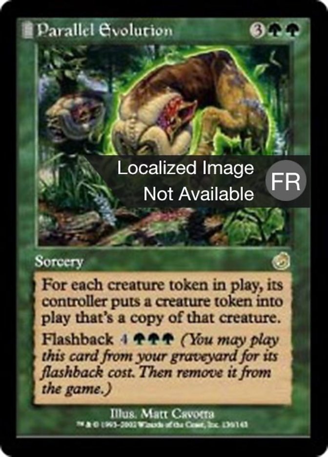 image Évolution parallèle