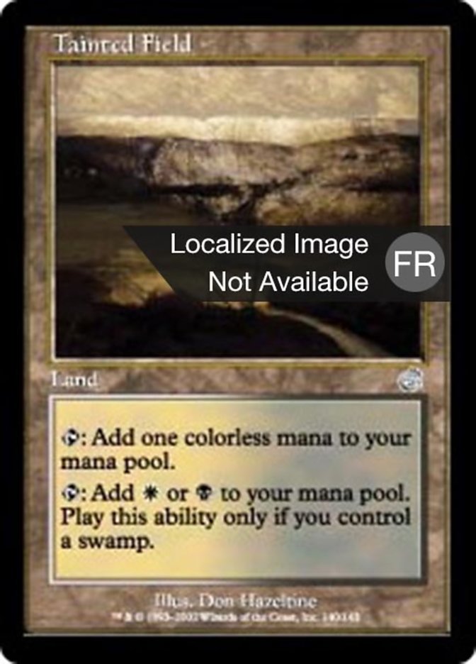 image Champ souillé