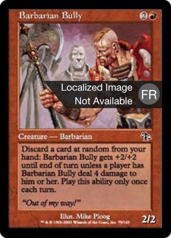 image Barbare bravache