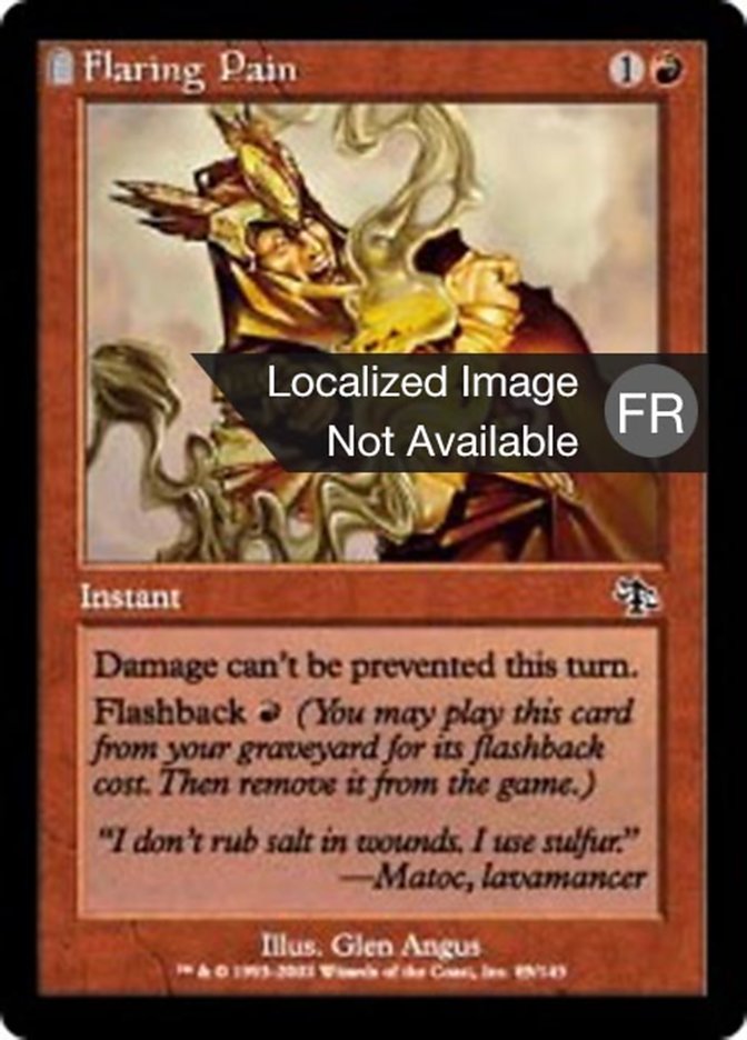 image Douleur flamboyante