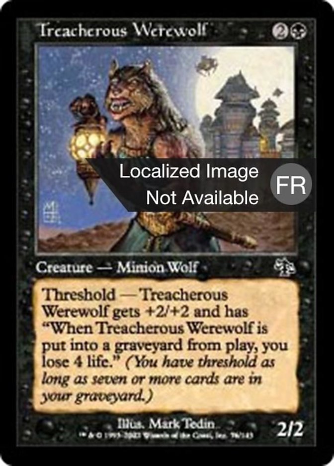 image Loup-garou traître