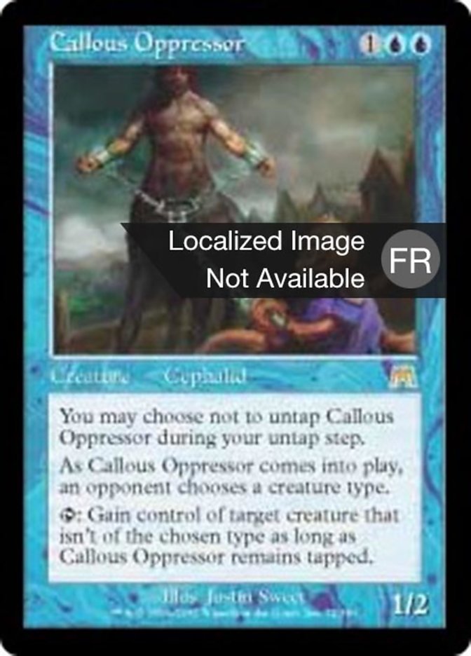 image Oppresseur inhumain