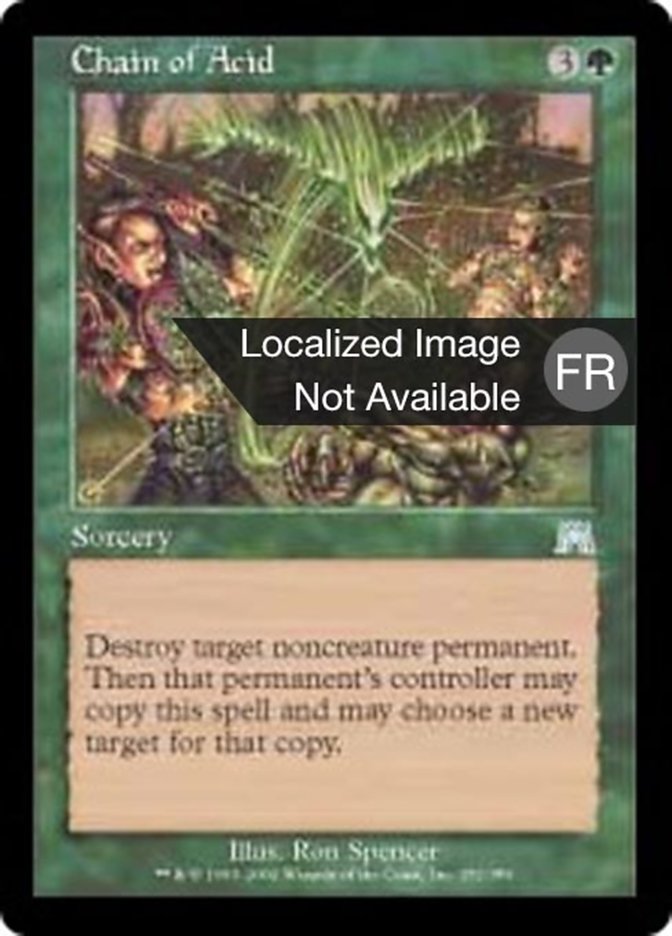 image Chaîne d'acide