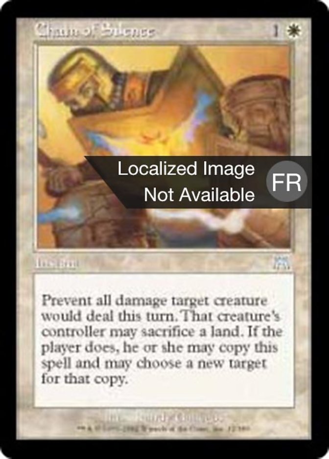 image Chaîne de silence