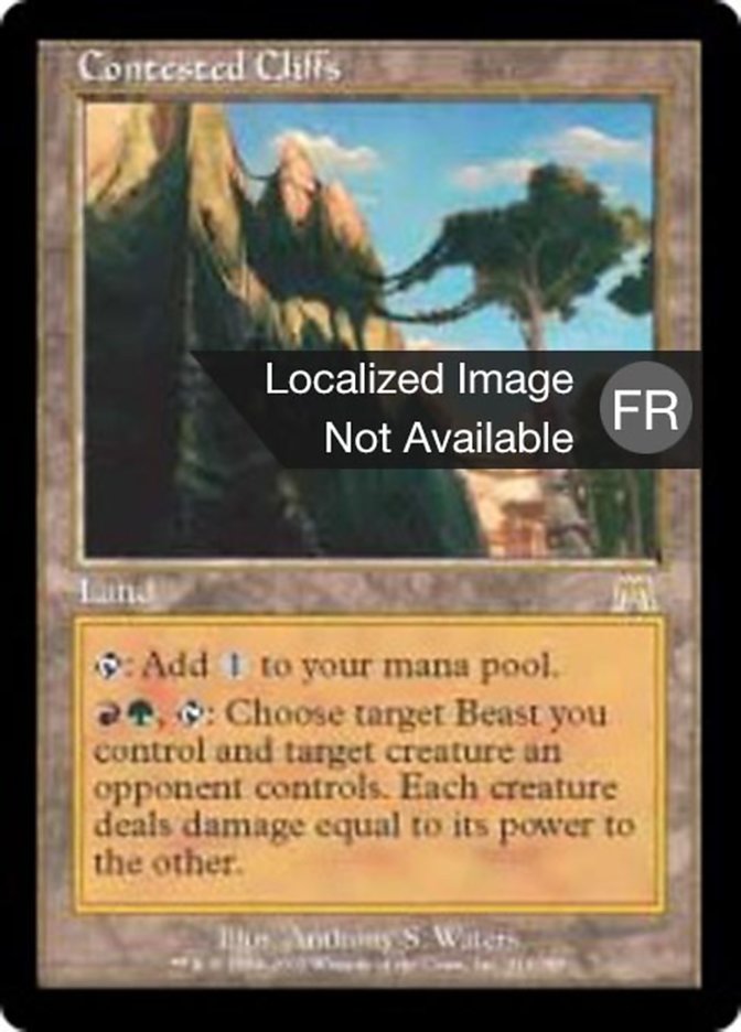 image Falaises contestées