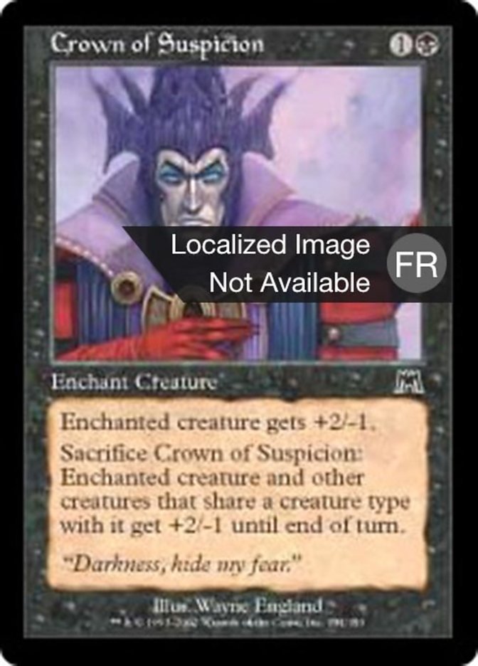 image Couronne de méfiance