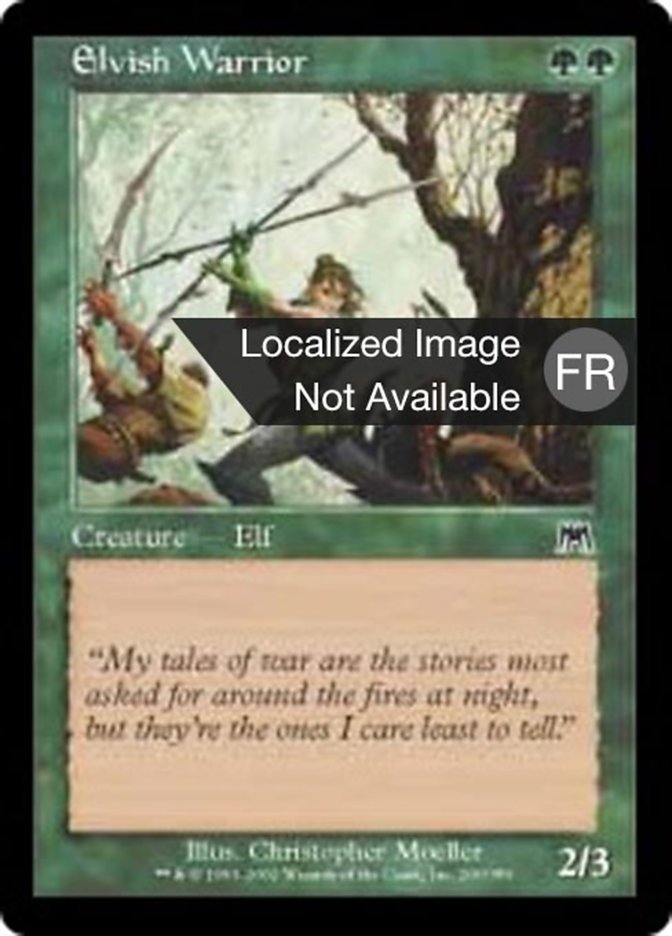 image Guerrier elfe