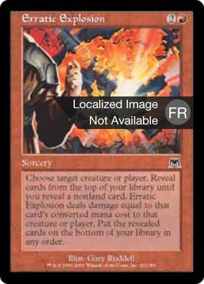 image Explosion imprévisible