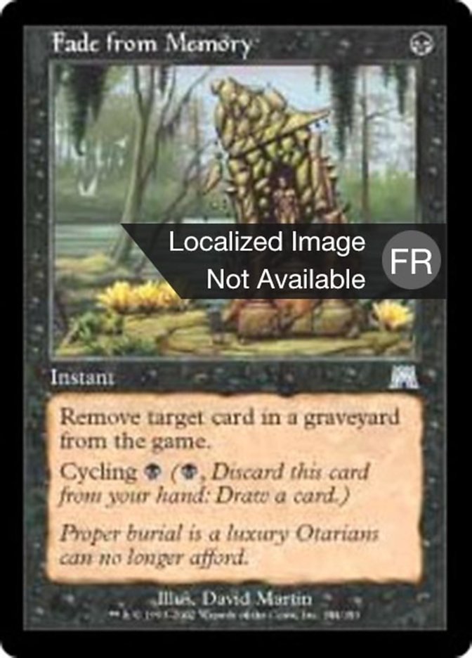 image Effacer de la mémoire