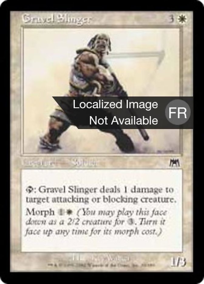 image Frondeur aux gravillons