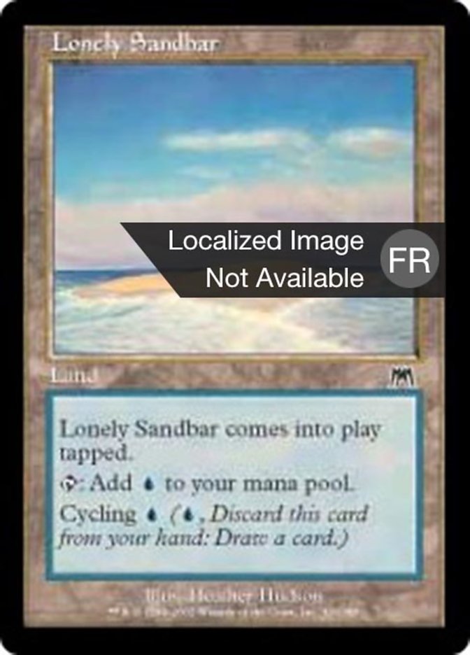 image Banc de sable isolé