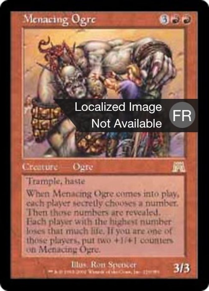 image Ogre menaçant