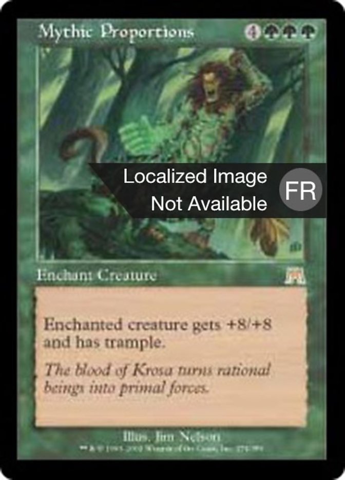 image Proportions mythiques