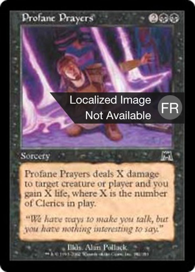 image Prières profanes