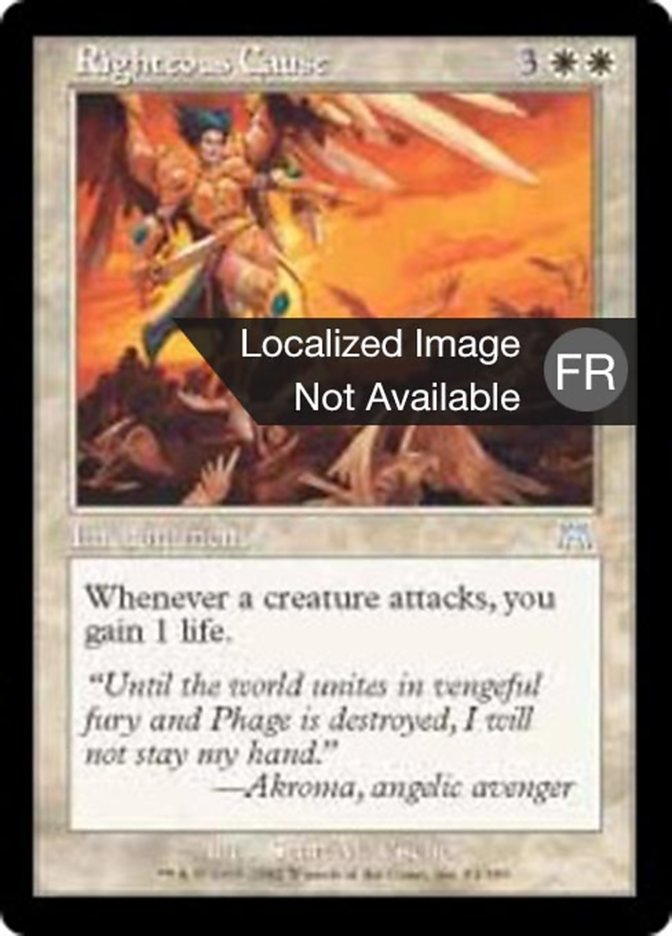 image Cause des justes