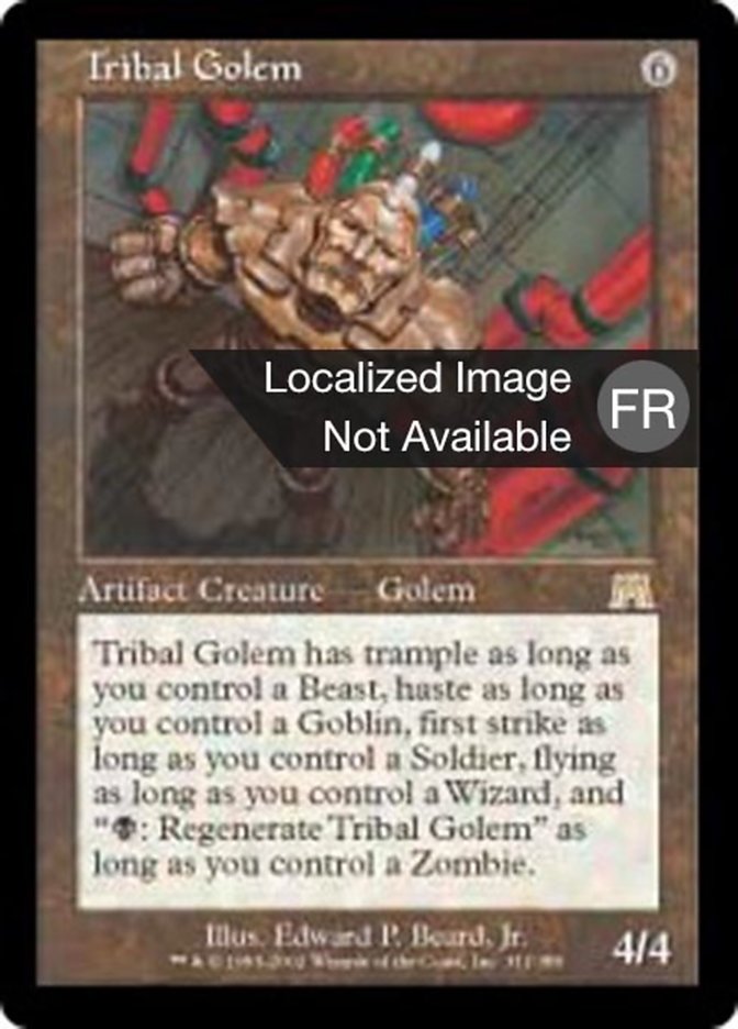 image Golem tribal