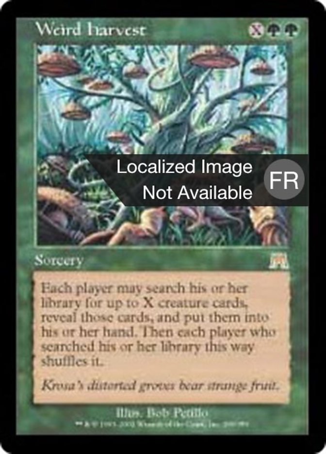 image Étrange moisson