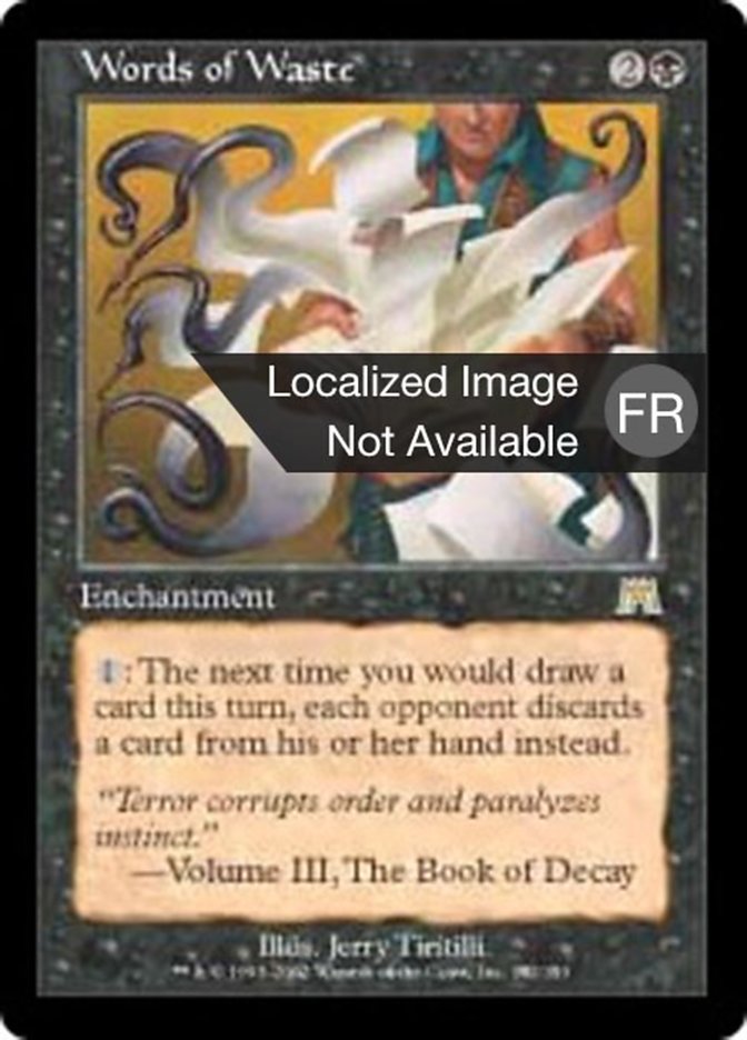 image Paroles de déprédation