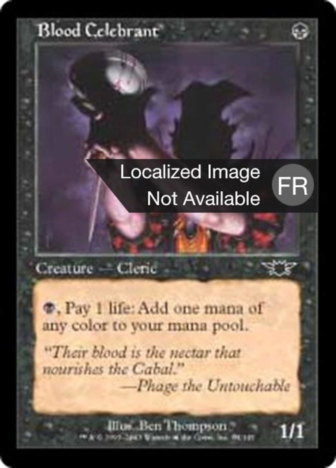 image Officiant sanguin