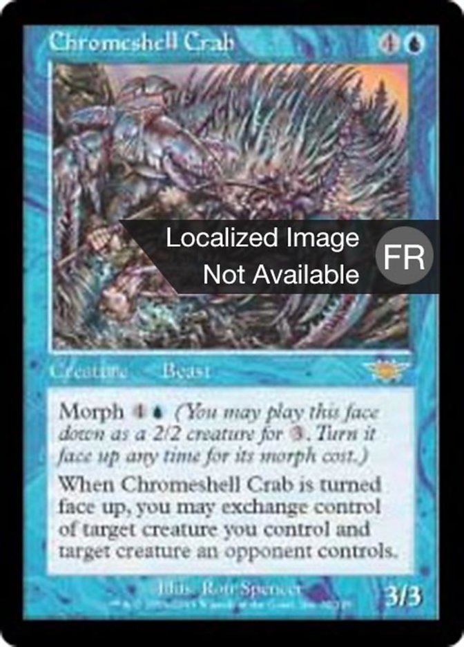 image Crabe à carapace de chrome