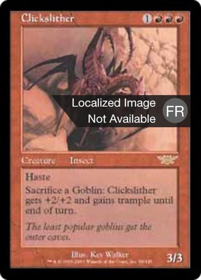 image Cliqueteur rampant