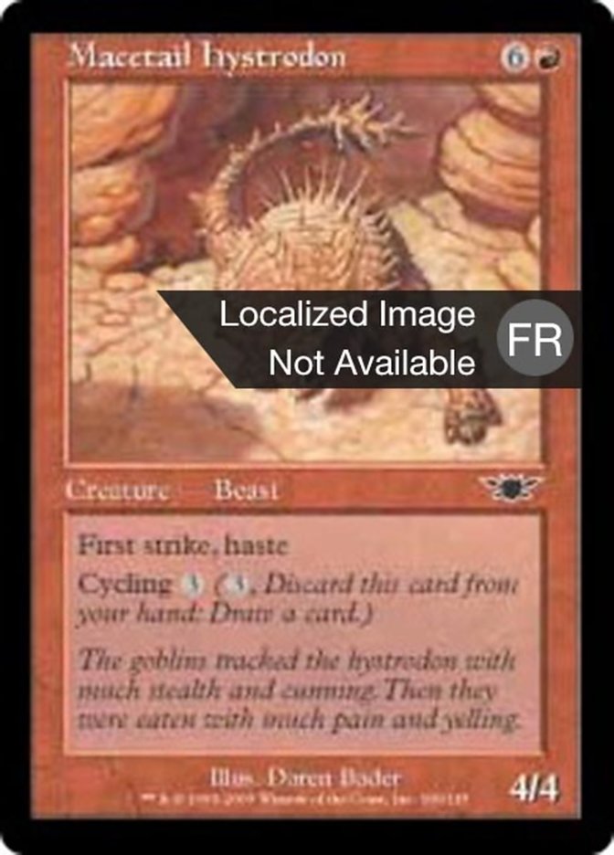 image Hystrodon massequeue