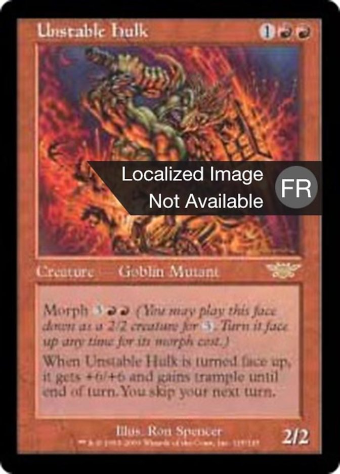 image Carcasse instable