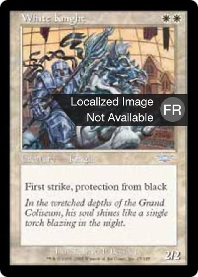 image Chevalier blanc