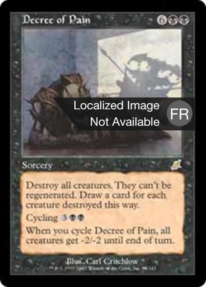 image Décret de souffrance