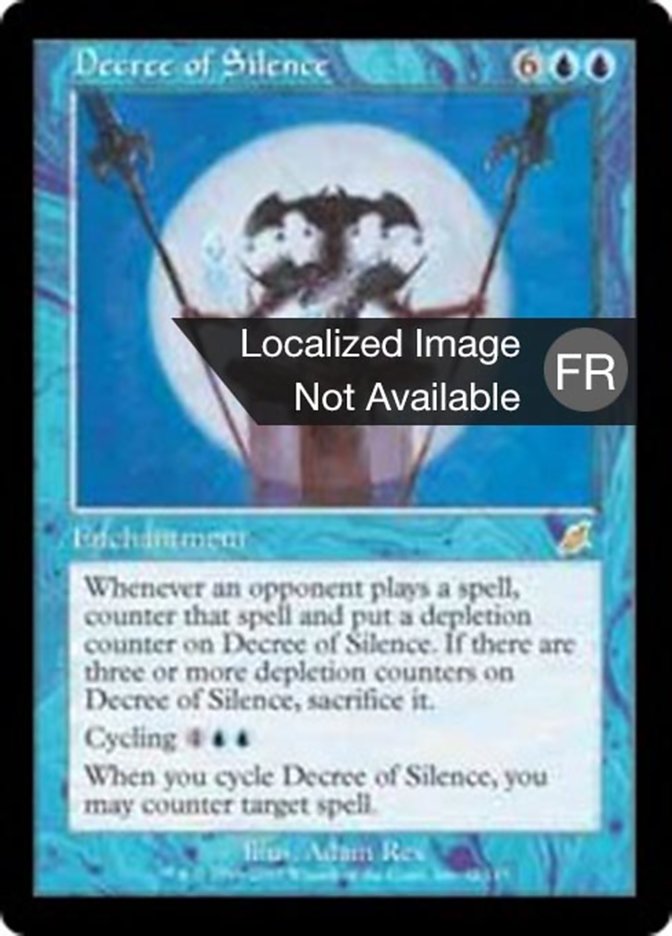 image Décret de silence