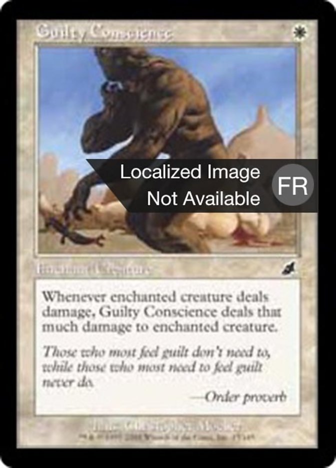 image Conscience coupable