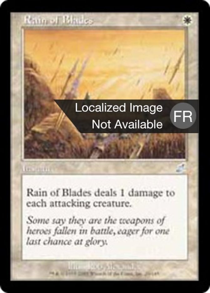 image Pluie de lames