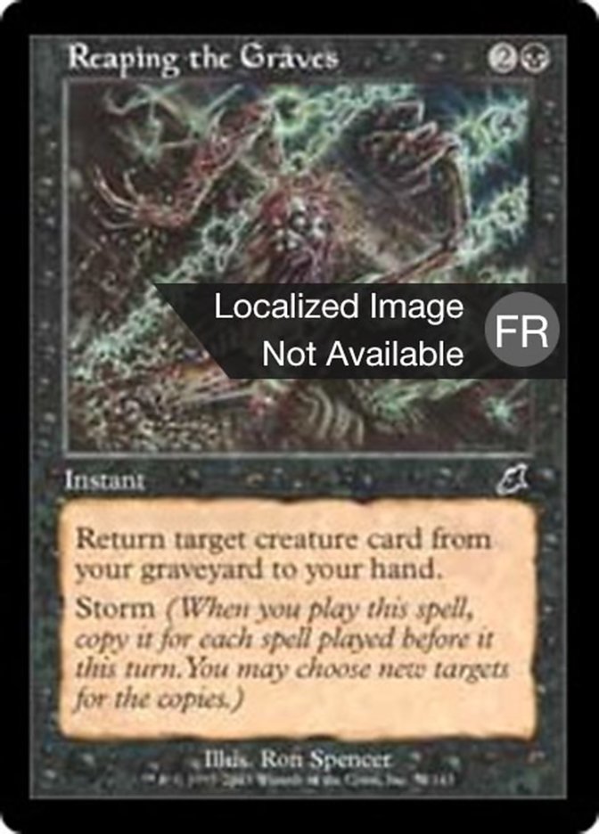 image Moisson des tombes