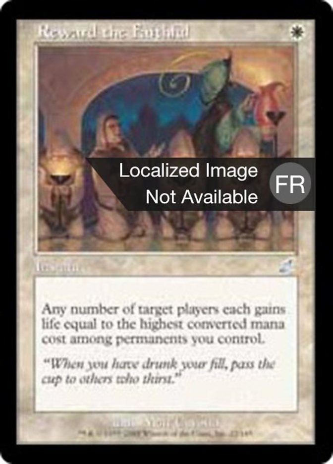 image Récompense des fidèles