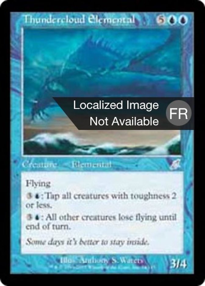 image Élémental de nuée d'orage