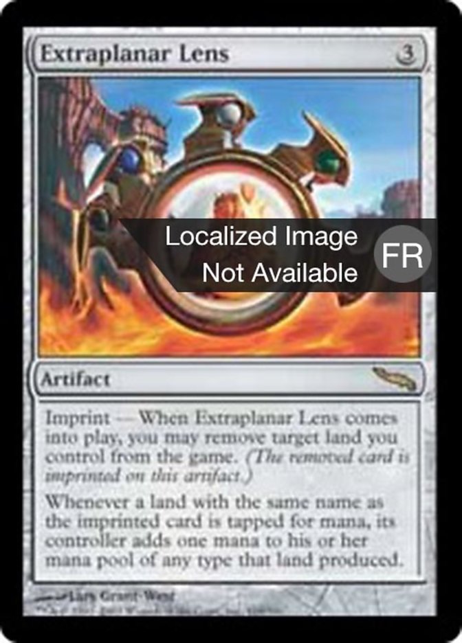 image Lentille extraplanaire