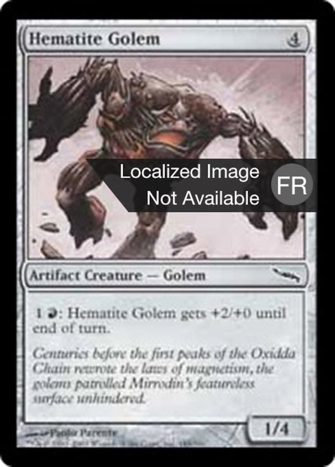 image Golem d'hématite