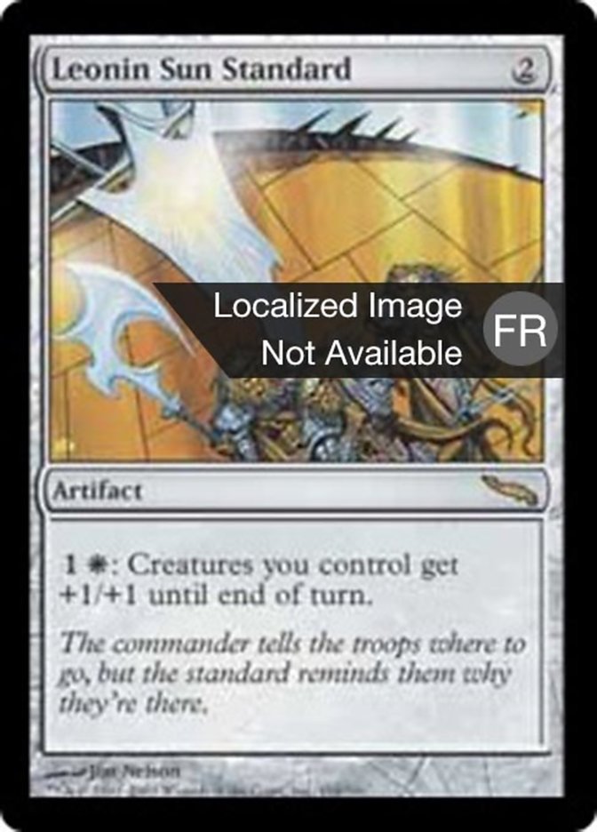 image Étendard-soleil léonin