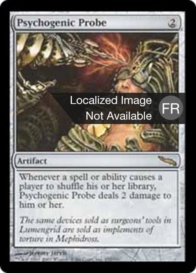 image Sonde psychogénique